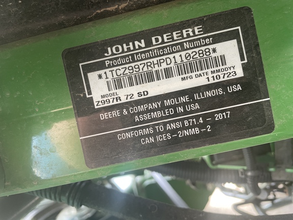 2024 John Deere Z997R Mower/Zero Turn