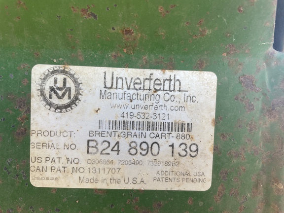 2008 Brent 880 Grain Cart