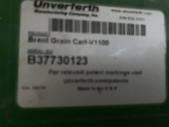 2018 Brent V1100 Grain Cart