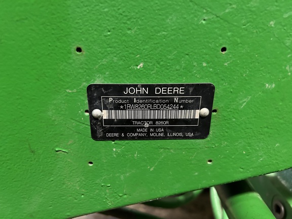 2012 John Deere 8260R Tractor
