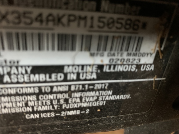 2023 John Deere X354 Garden Tractor