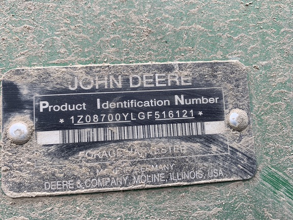 2017 John Deere 8700 Forage Harvester