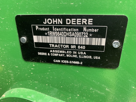 2025 John Deere 9R 640 Tractor 4WD