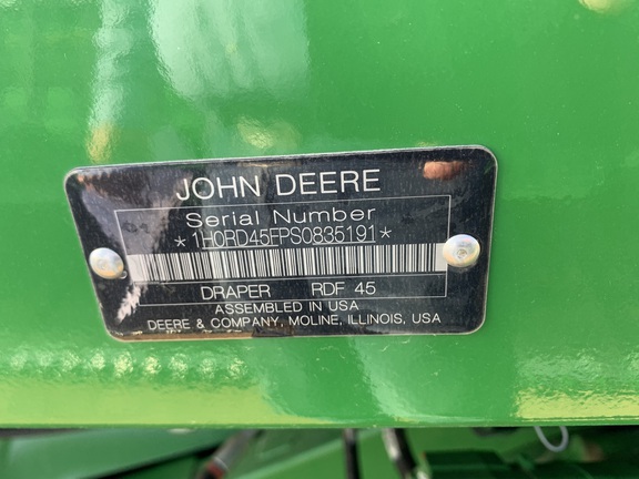 2025 John Deere RDF 45 Header Combine