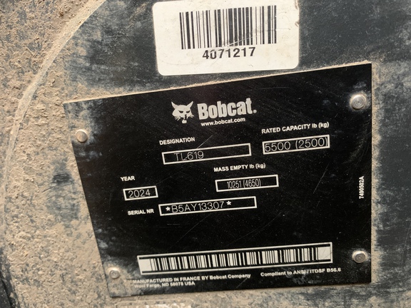 2024 Bobcat TL619 Misc