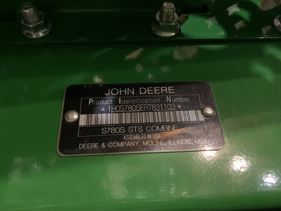 2024 John Deere S780 Combine