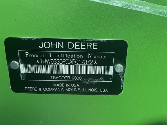 2010 John Deere 9330 Tractor 4WD