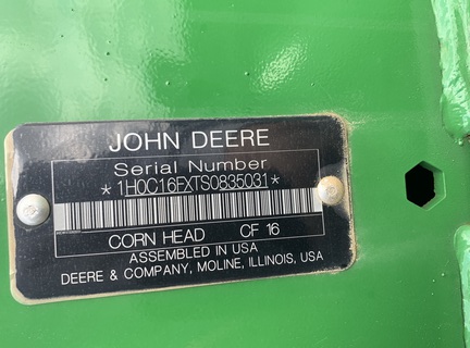 2025 John Deere CF 16 Header Corn Head