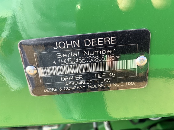 2025 John Deere RDF 45 Header Combine