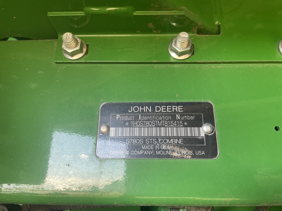 2021 John Deere S780 Combine