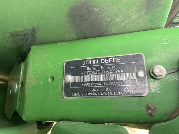 2019 John Deere 745FD Header Combine