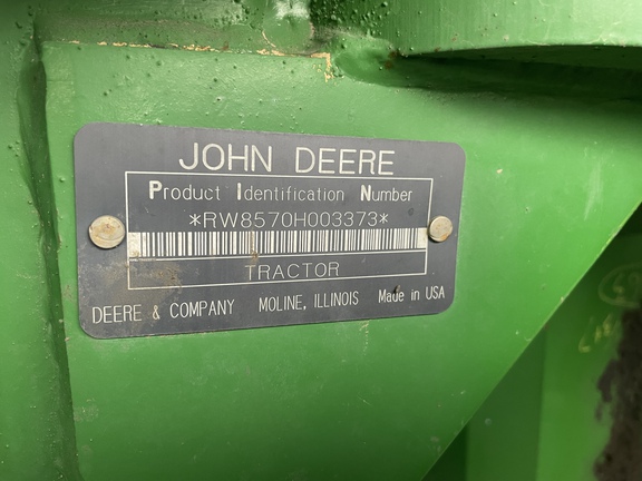 1996 John Deere 8570 Tractor 4WD
