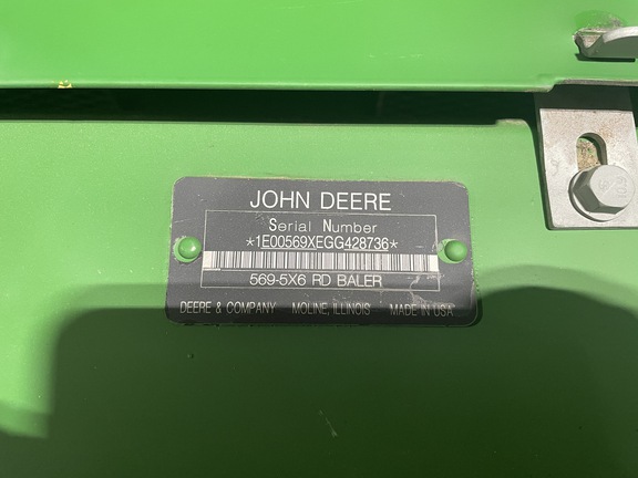 2016 John Deere 569 Baler/Round