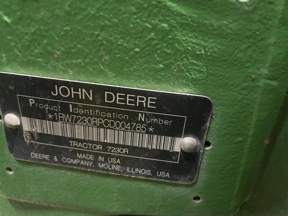 2012 John Deere 7230R Tractor