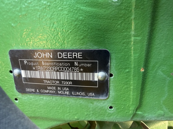 2012 John Deere 7230R Tractor