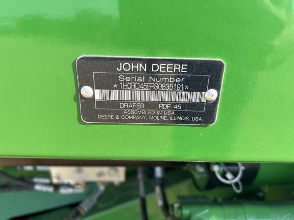 2025 John Deere RDF 45 Header Combine