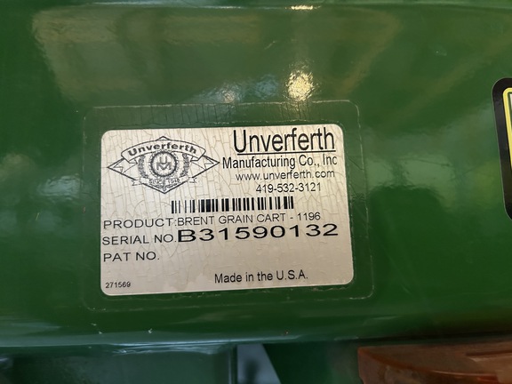2013 Unverferth 1196 Grain Cart