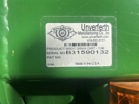 2013 Brent 1196 Grain Cart