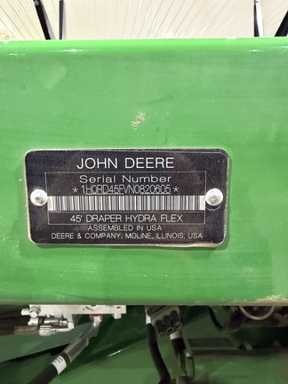 2022 John Deere RD45F Header Combine