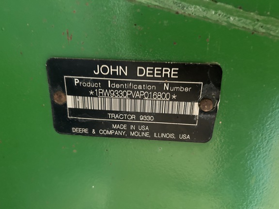 2010 John Deere 9330 Tractor 4WD