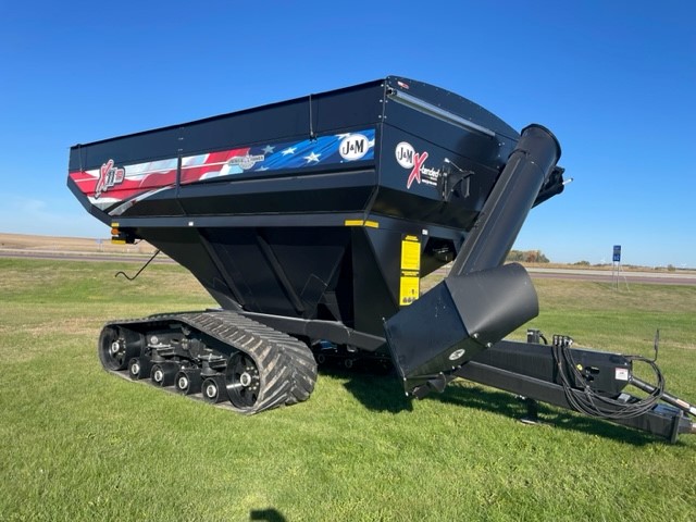 2023 J&M 1112 X-Tended Reach --Tracks & Tarp & Scale Grain Cart