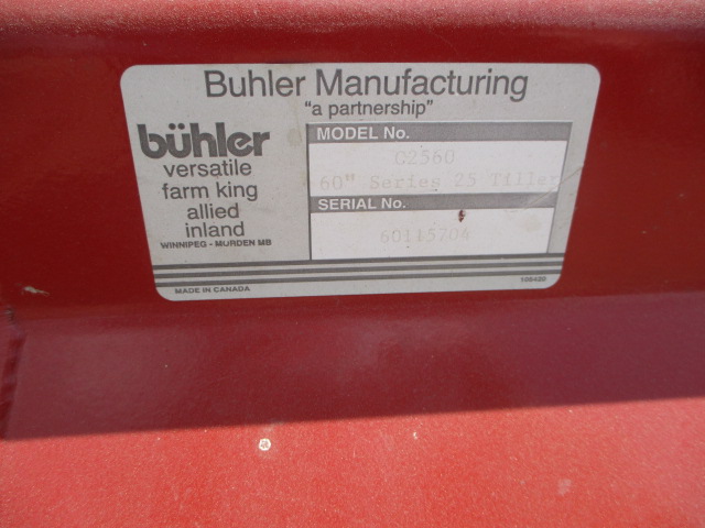 Buhler 60" tiller Tiller