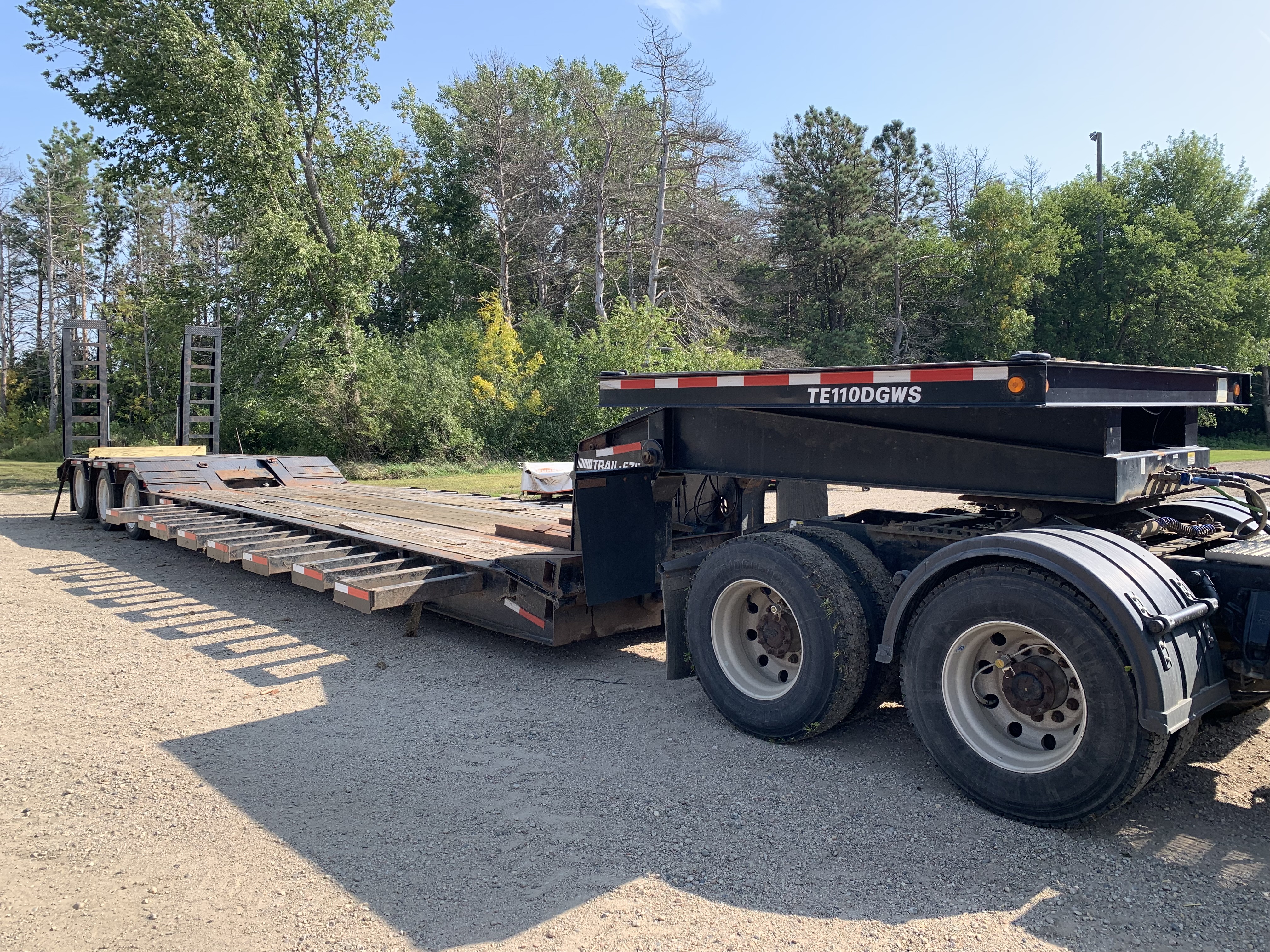 2007 Trail-Eze TE110DGWS 53' X 102" Trailer/Lowboy