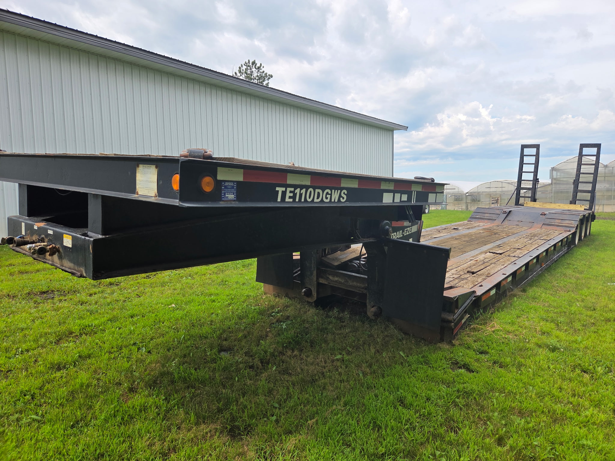 2007 Trail-Eze TE110DGWS 53' X 102" Trailer/Lowboy