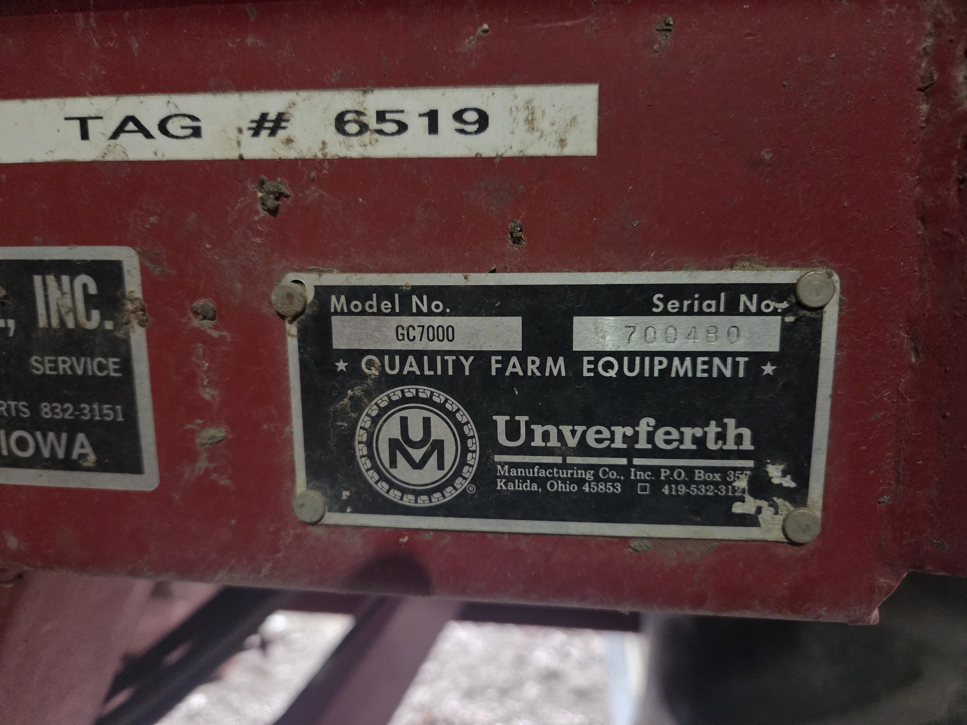 1995 Unverferth GC7000 Grain Cart