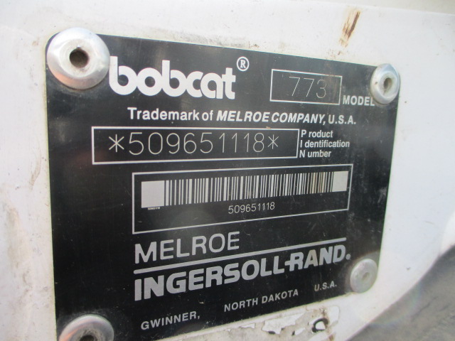 1998 Bobcat 773 Skid Steer Loader