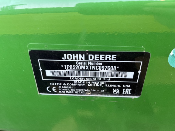 2022 John Deere 520M Loader