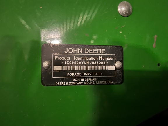 2022 John Deere 9500 Forage Harvester