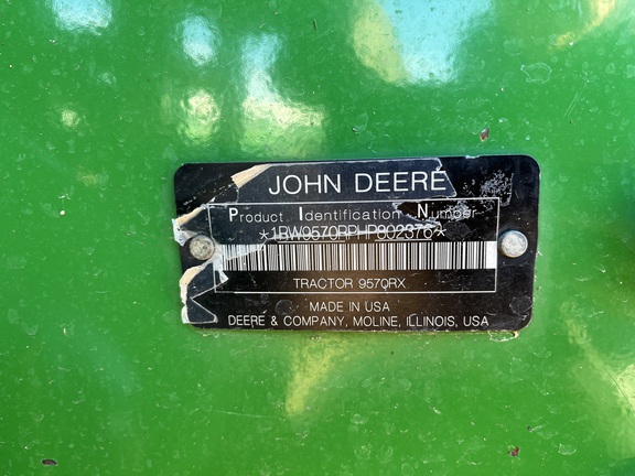 2017 John Deere 9570RX Tractor Rubber Track