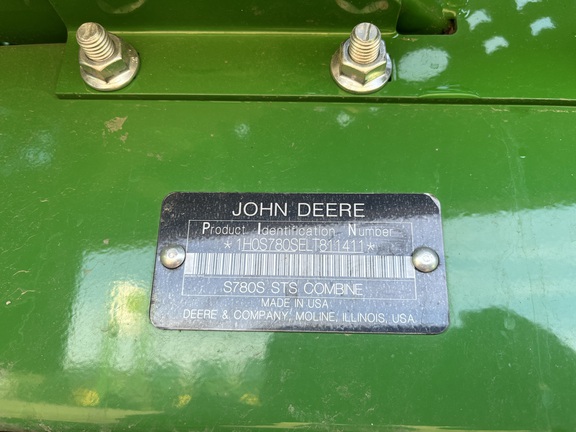 2020 John Deere S780 Combine