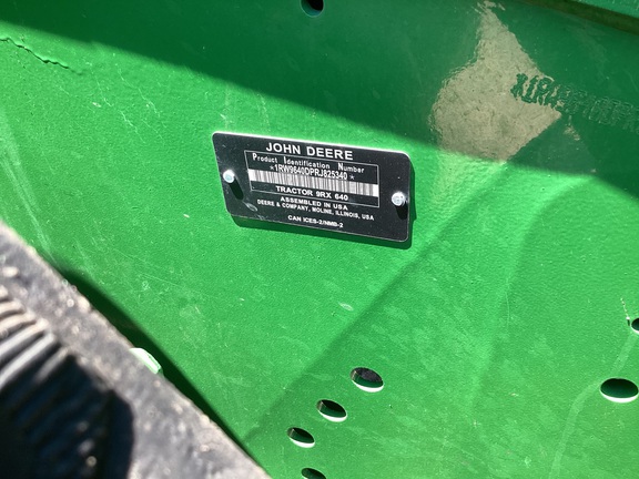 2024 John Deere 9RX 640 Tractor Rubber Track