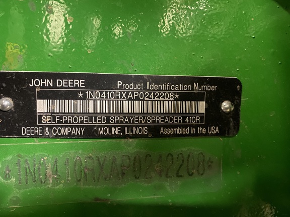 2024 John Deere 410R Sprayer/High Clearance