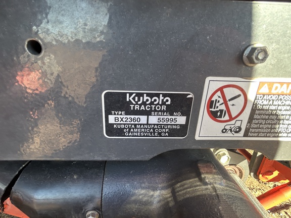 2010 Kubota BX2360 Tractor Compact