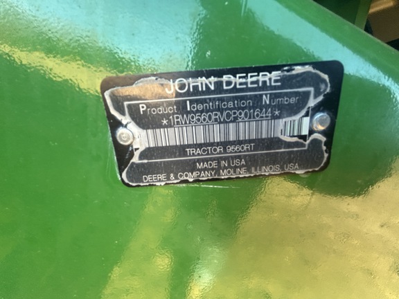 2012 John Deere 9560RT Tractor Rubber Track