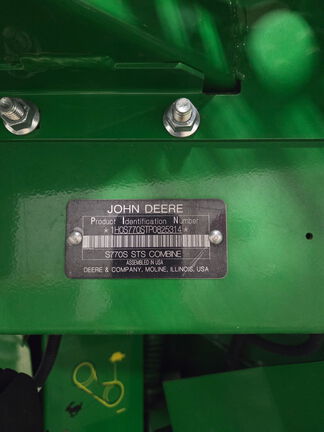 2023 John Deere S770 Combine