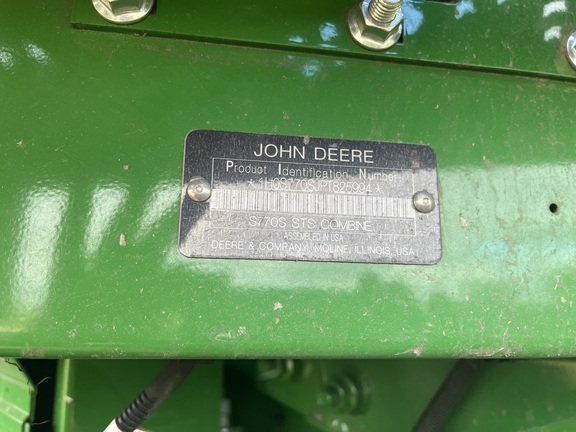2023 John Deere S770 Combine