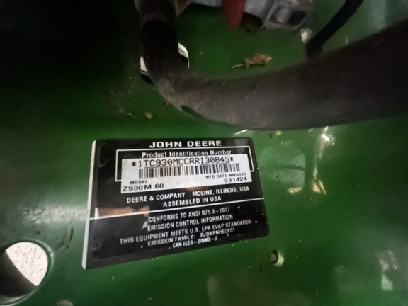 2024 John Deere Z930M Mower/Zero Turn