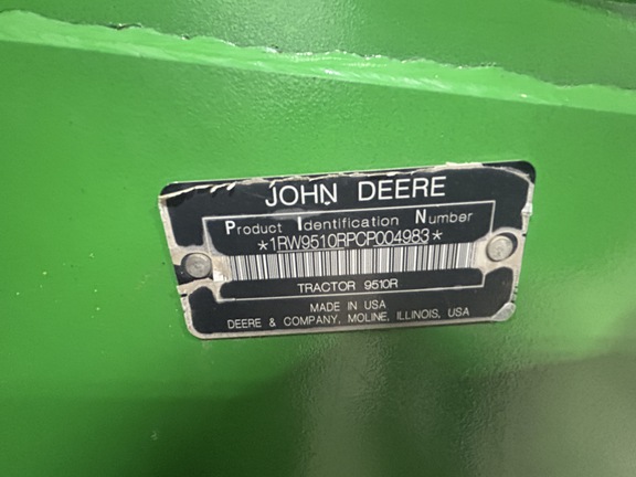 2012 John Deere 9510R Tractor 4WD