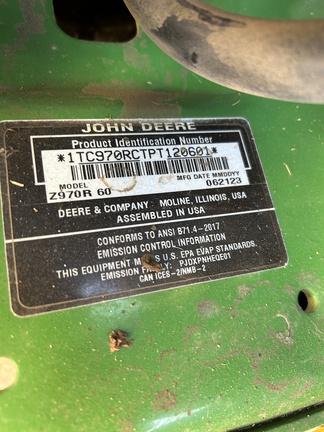 2023 John Deere Z970R Mower/Zero Turn
