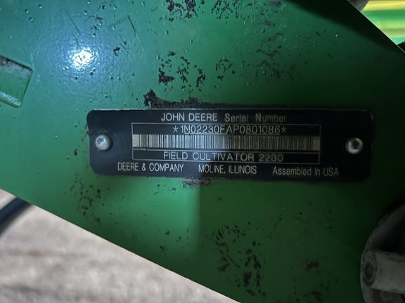 2024 John Deere 2230FH Field Cultivator