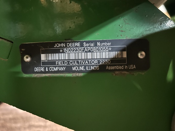 2024 John Deere 2230FH Field Cultivator