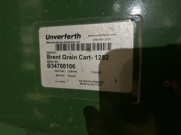 2015 Brent 1282 Grain Cart