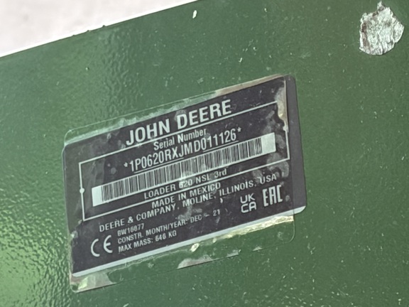 2022 John Deere 620R Loader