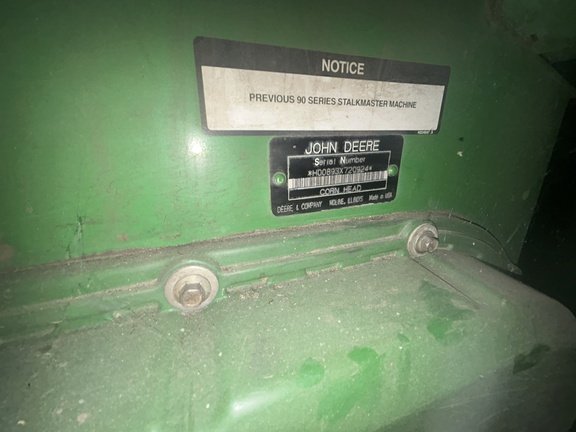 2007 John Deere 893 Header Corn Head