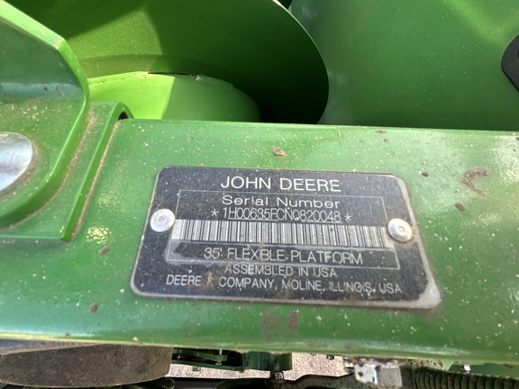 2022 John Deere 635F Header Combine