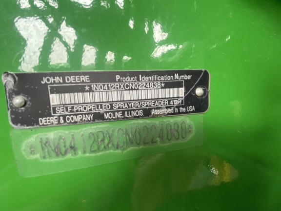 2023 John Deere 412R Sprayer/High Clearance